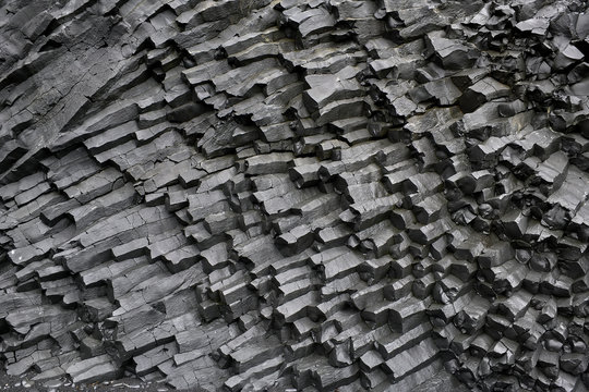 Basalt column formation