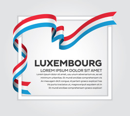 Luxembourg flag background