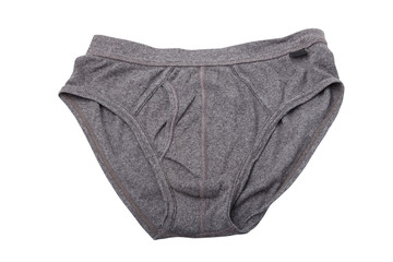 Male underpants on wooden background
