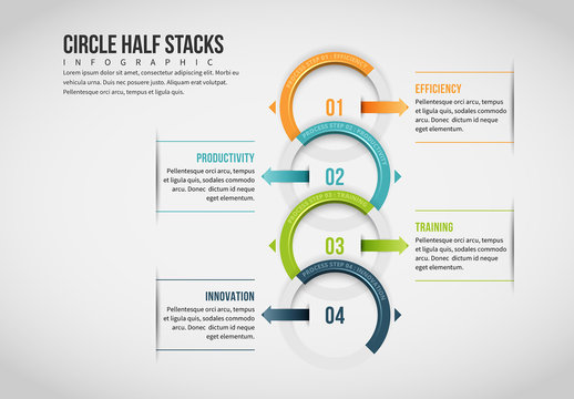 Half Circle Chain Infographic 3