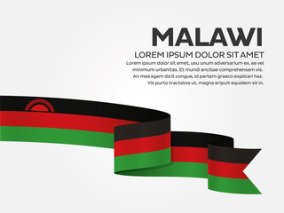 Malawi flag background