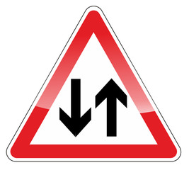 Verkehrszeichen, Gegenverkehr 125