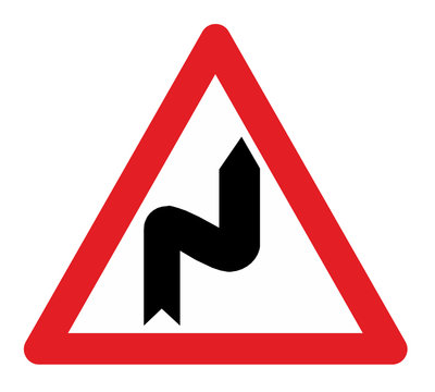 Verkehrszeichen, Doppelkurve 105