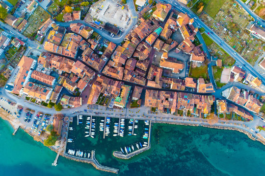 Small town from above