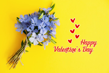 Obraz premium text Happy Valentine's Day card 
