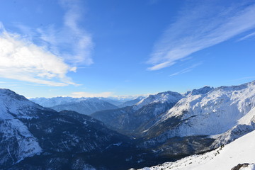 Skigebiet Grubigstein Lermoos - Tirol 