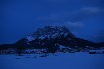 Winternacht in Ehrwald-Tirol