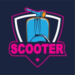  Scooter logo template Scooter logo template