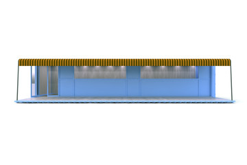 Container 3D rendering