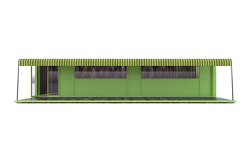 Container 3D rendering