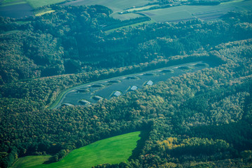 Photovoltaic Collector Field - Aerial View