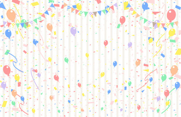 パーティー　ストライプ背景