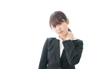 肩こりに苦しむビジネスパーソン