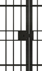 Metal jail bars