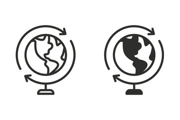 Ecology vector icon.