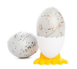 easter background. isolated on white