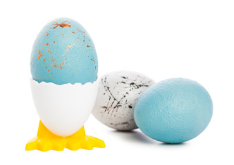 easter background. isolated on white