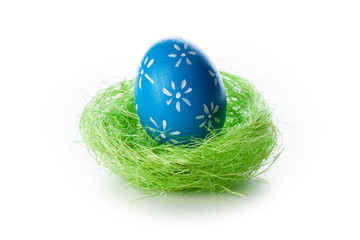 easter eggs isolated on white