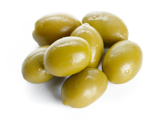 olive isolated on white