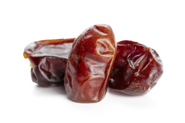 date fruit isolated on white