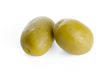 olive isolated on white