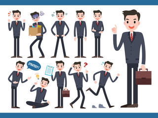 Businessman character collection