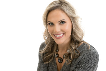 Headshot Portrait of a Beautiful Woman