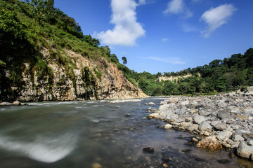 Flowing water