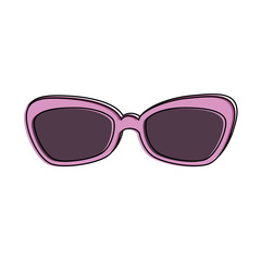 summer sunglasses isolated icon