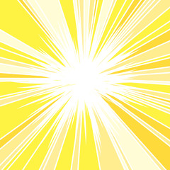 Fototapeta premium Hot and Glittering Summer Sun