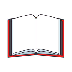 text book isolated icon