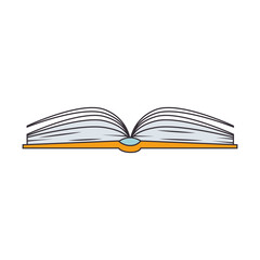 text book isolated icon