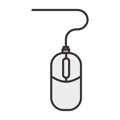 computer mouse isolated icon