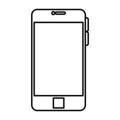 smartphone device isolated icon