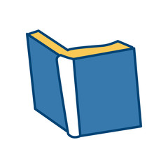 Book open isolated icon vector illustration graphic design