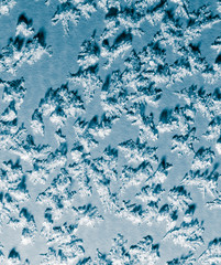 Snowflakes on a blue background