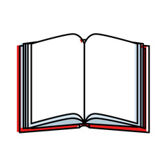 text book isolated icon