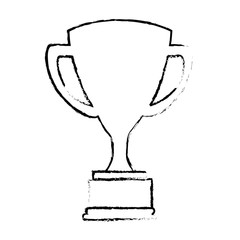 trophy cup isolated icon