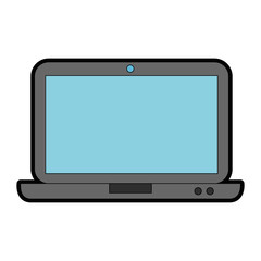 laptop computer isolated icon