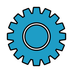 gears machine isolated icon