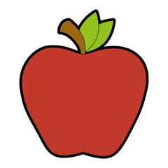 apple fresh fruit icon