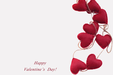 valentines day hearts border