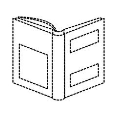 text book isolated icon