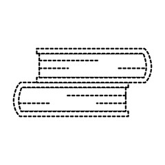 text books isolated icon