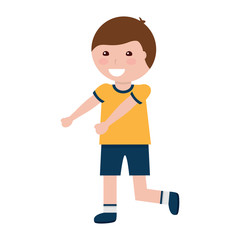 happy boy kid child icon image vector illustration design 