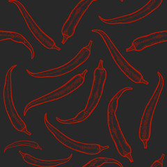 hot chili peppers pattern