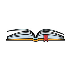 text book isolated icon