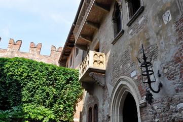 Giulietta balcony of Verona Italy