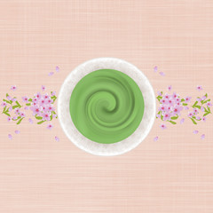 抹茶と桜,茶葉のバックグラウンド