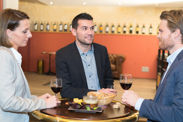 business people party celebration success concept